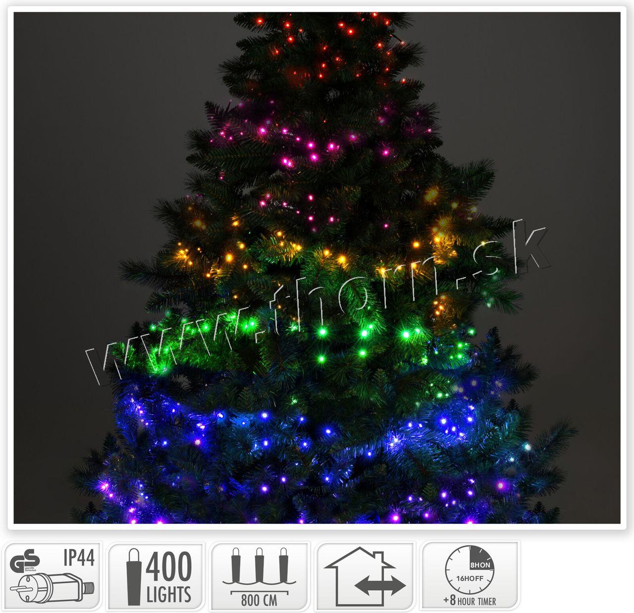 400 LED farebná MULTI