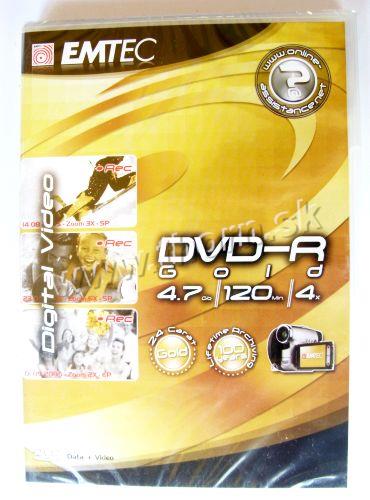 DVD-R 4,7GB Gold