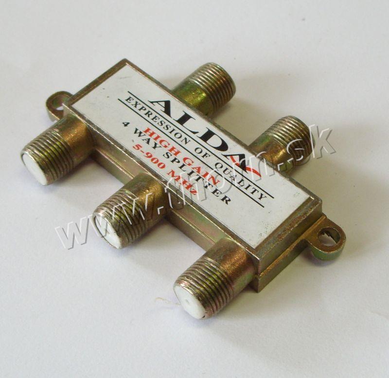 F-rozbočovač štvoritý 1+4