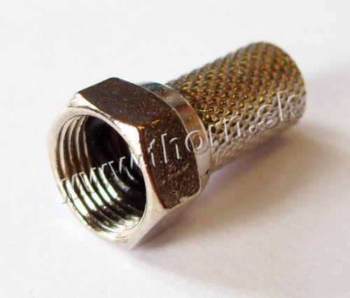 F-konektor 5,8mm s gumičkou
