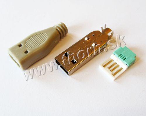USB konektor sada komplet (s krytom)