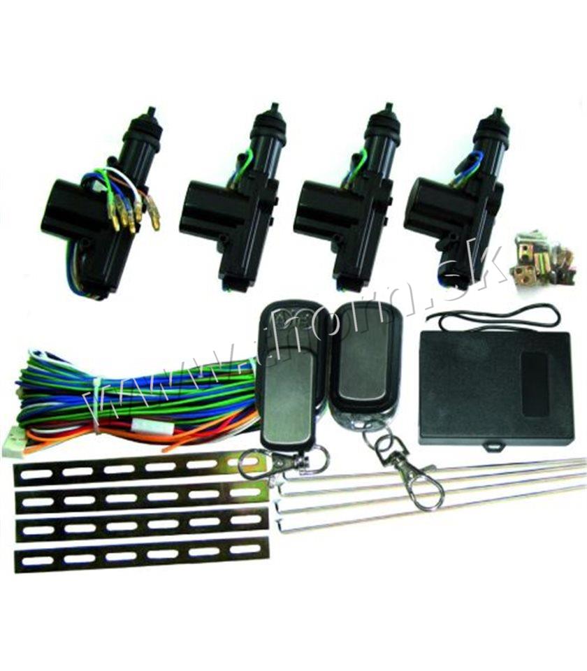 Centrálne zam.auta 1+3+diaľk.ovládanie