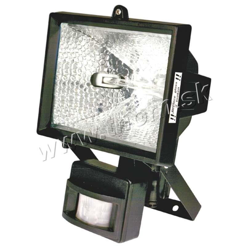 Reflektor 500W čierny+pyrosenzor