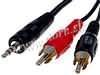 Jack 3,5mm-2xRCA 7,5m