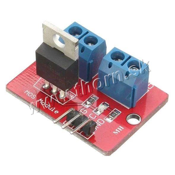 Výkonový spínač MOSFET PWM modul s IRF520