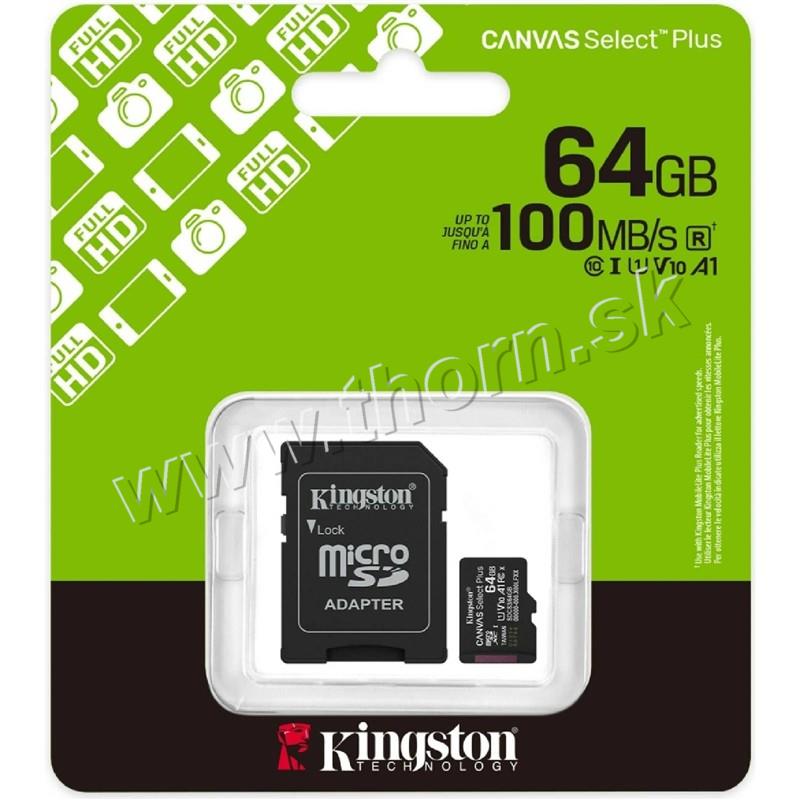 Kingston Canvas Select 64GB class10