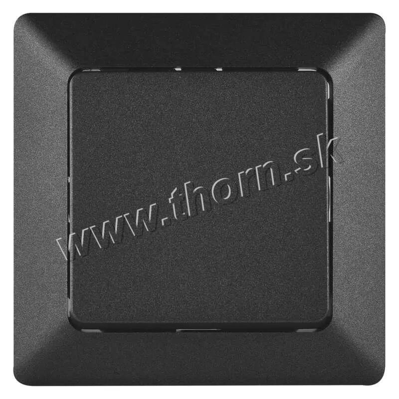 Prepínač striedavý č. 1,6 antracit