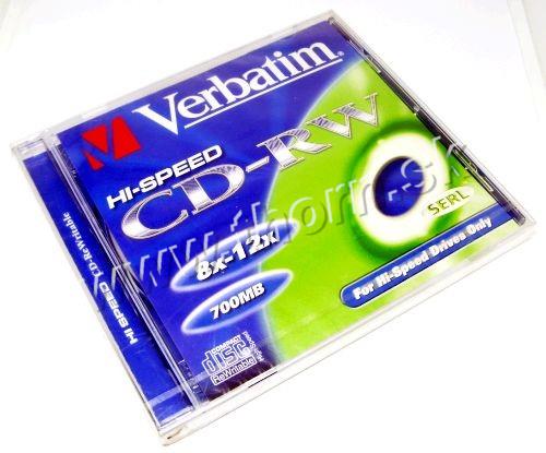 CD-RW Verbatim 700MB