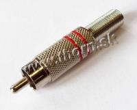 Cinch kolík kovový červený