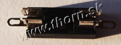 Držiak poistky 5x20mm s očkami