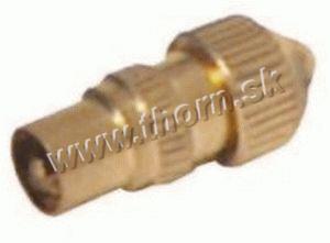 TV konektor pozlátený