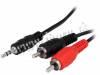 Jack 3,5mm-2xRCA 3m