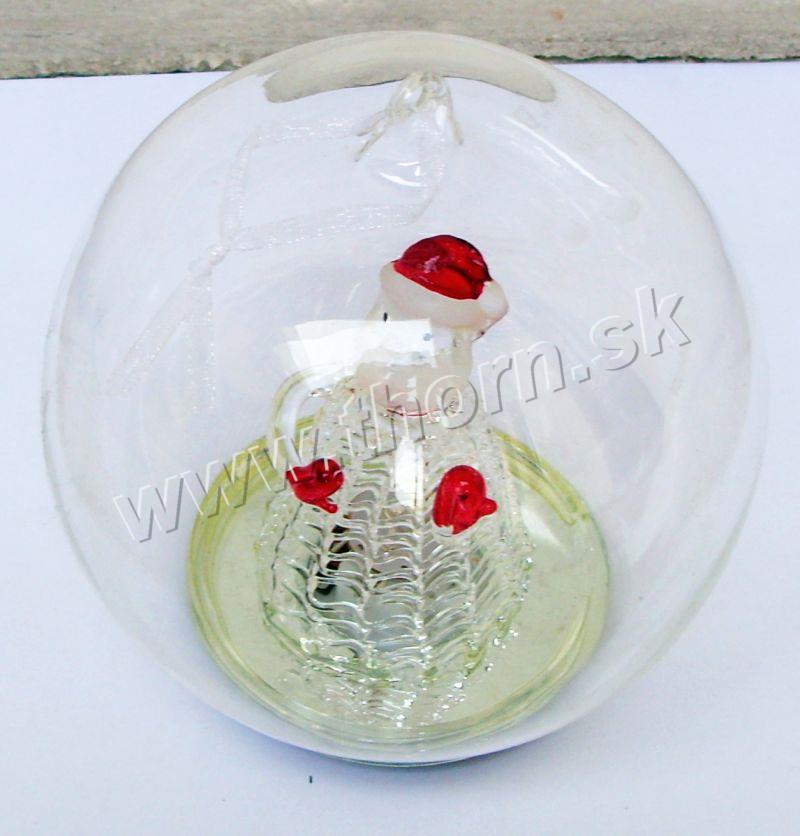 Vianočná sklenená guľa