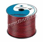 Dvojžila čierno/červená 2x0,50mm