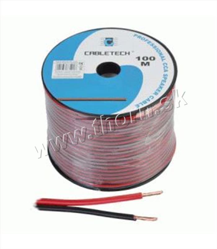 Dvojžila čierno/červená 2x2,50mm/2