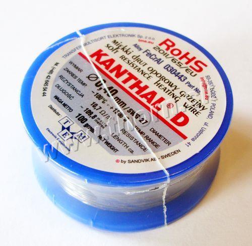 Odporový drôt 10,7ohm 1m