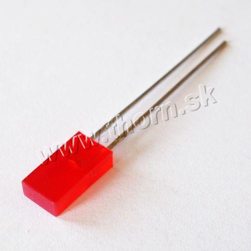 LED 2,5x5 červená L-383 IDT