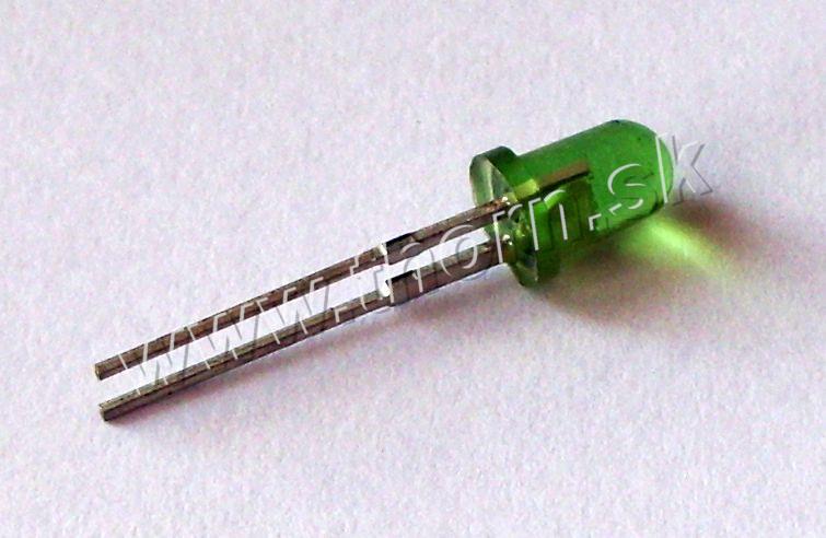 LED 4 zelená číra LQ 1711