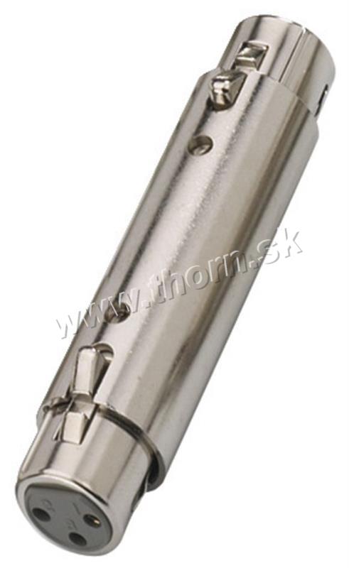 Spojka XLR zdierka/zdierka