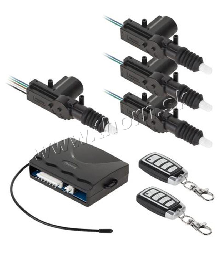 Centrálne zam.auta 1+3+diaľk.ovládanie