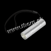 Diodové svietidlo - ručné 1W sivé