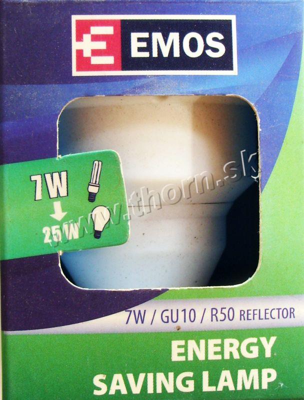 Úsporná žiarivka GU 10/7W