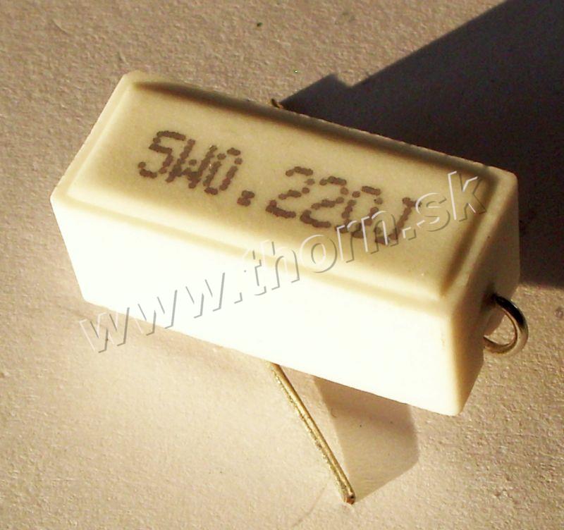 0,22R/5W 5%