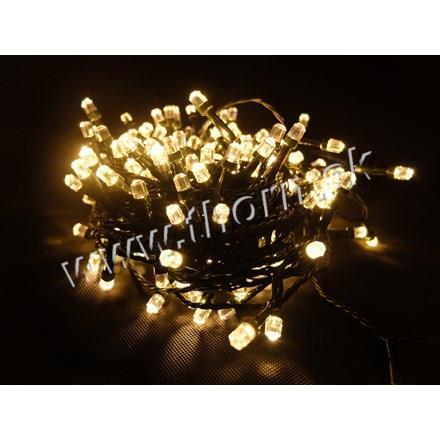 Reťaz svetelná 100 LED žlté svetlo