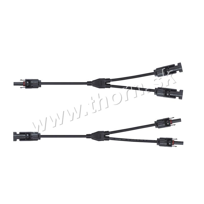 Zlučovač káblov pre solárne panely 3x MC4 konektor (2ks)