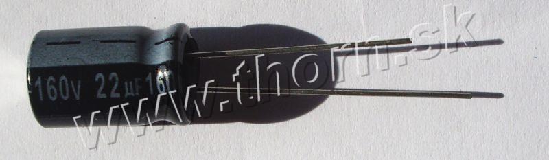 22uF/160V
