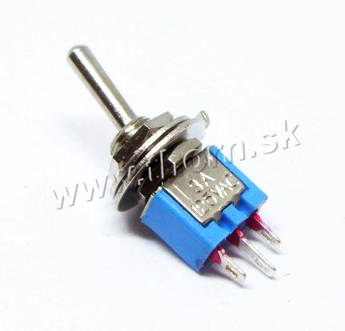 Prepínač páčkovýn mini 3pin