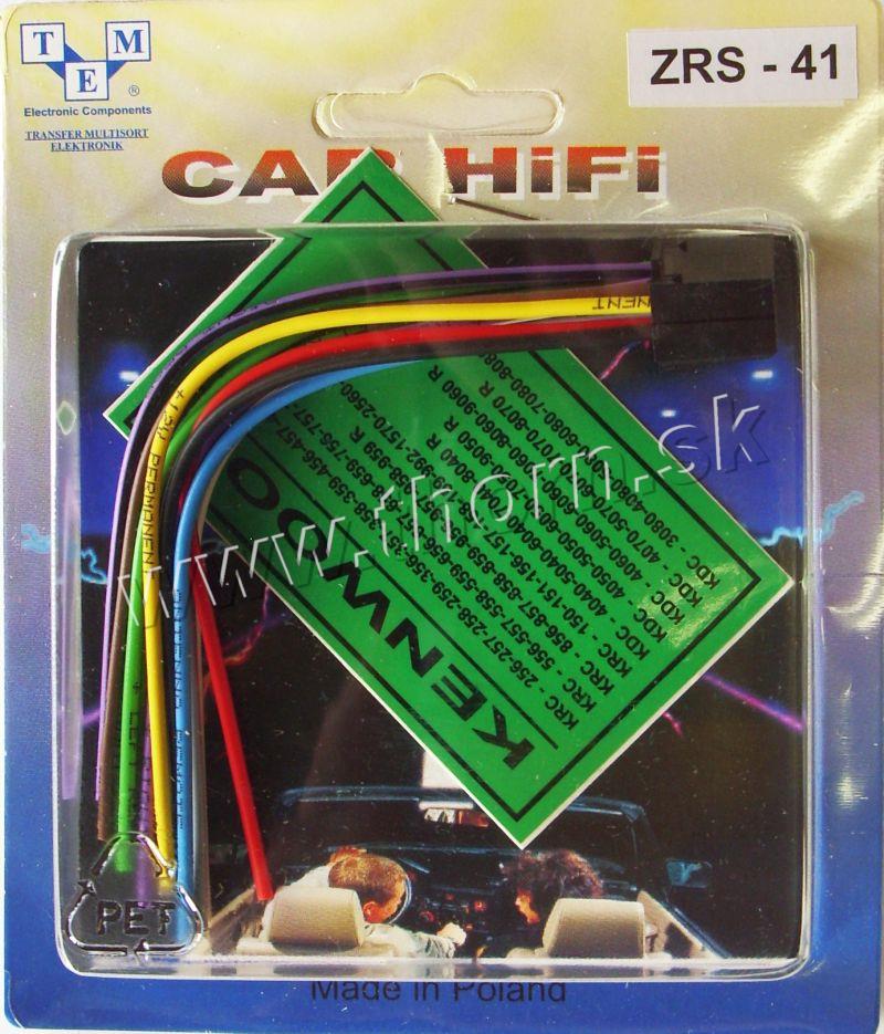 ZRS-41 KENWOOD KRC 256 with leads