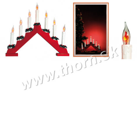 Svietnik drevený KAD 07/RD