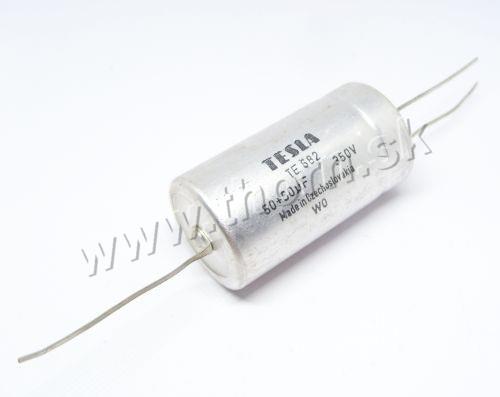 50+50uF/350V TE 682