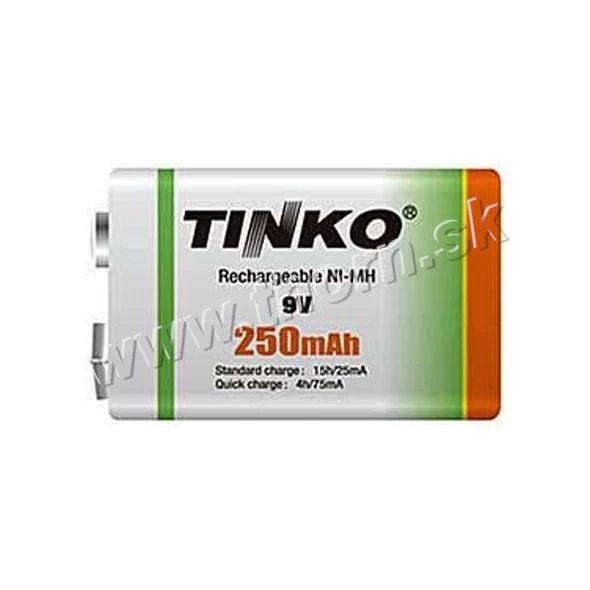 6F22 nabíjacia 9V/250mAh NiMH